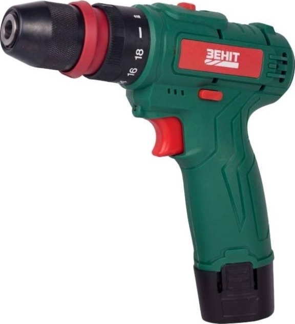 Шурупокрут-дриль акумуляторний Зеніт ЗША-12/15 S1 DFR 12В 1х1.5А·г (853787)фото