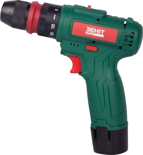 Шурупокрут-дриль акумуляторний Зеніт ЗША-12/15 S1 DFR 12В 1х1.5А·г (853787)фото