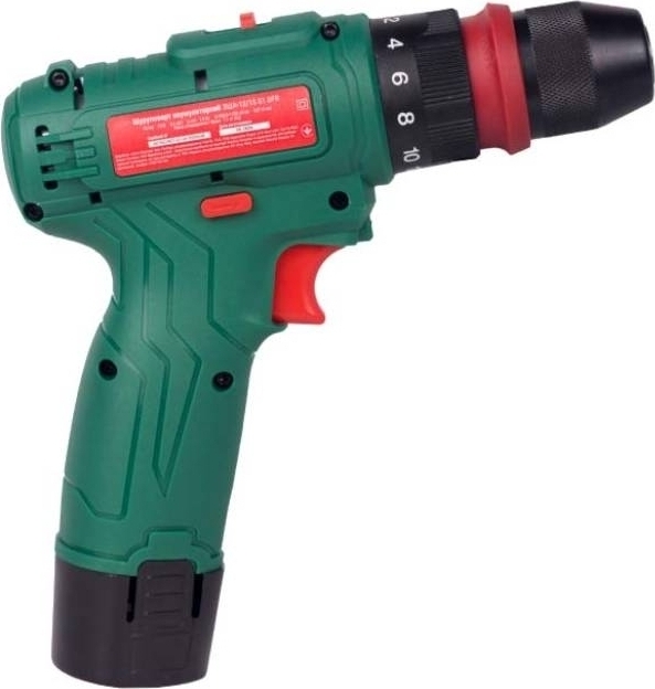 Шурупокрут-дриль акумуляторний Зеніт ЗША-12/15 S1 DFR 12В 1х1.5А·г (853787)фото