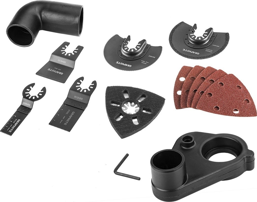 Многофункциональный инструмент реноватор GRAPHITE 250Вт (59G023) фото 12