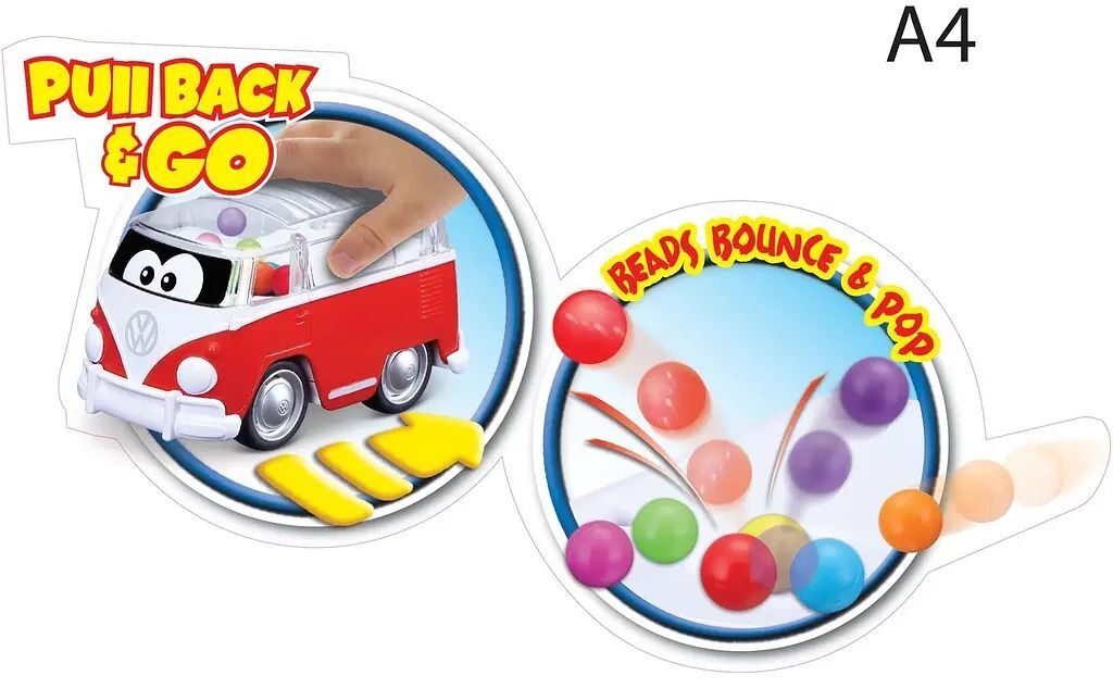 Машинка игрушечная VW Samba Bus (16-85109YL) фото 3