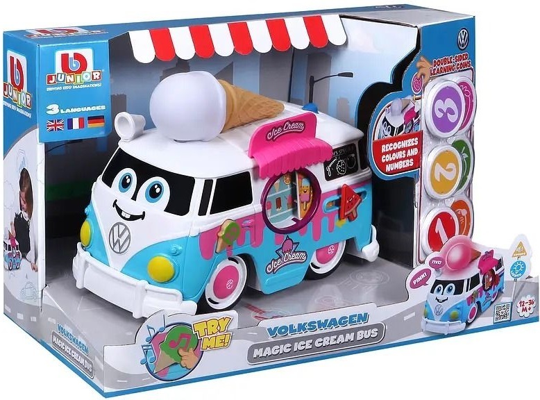 Игровая автомодель Magic Ice Cream Bus VW Samba Bus (16-88610) фото 6