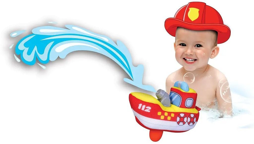 Іграшка для води Water Squirters - Пожежний човен (16-89061)фото3