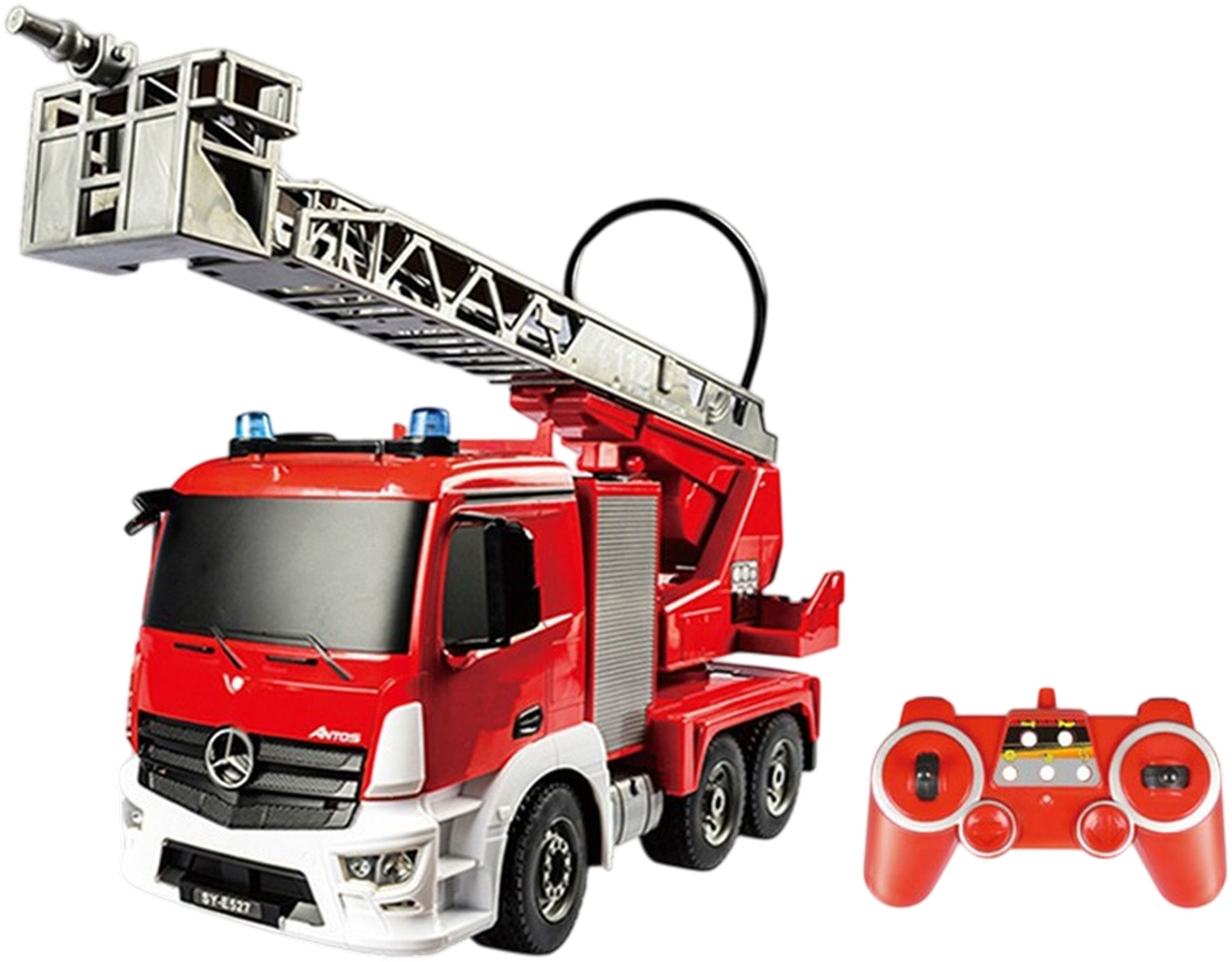 Машинка іграшкова на р/к. Пожежне авто Mercedes Benz Arocs (E527-003)фото2