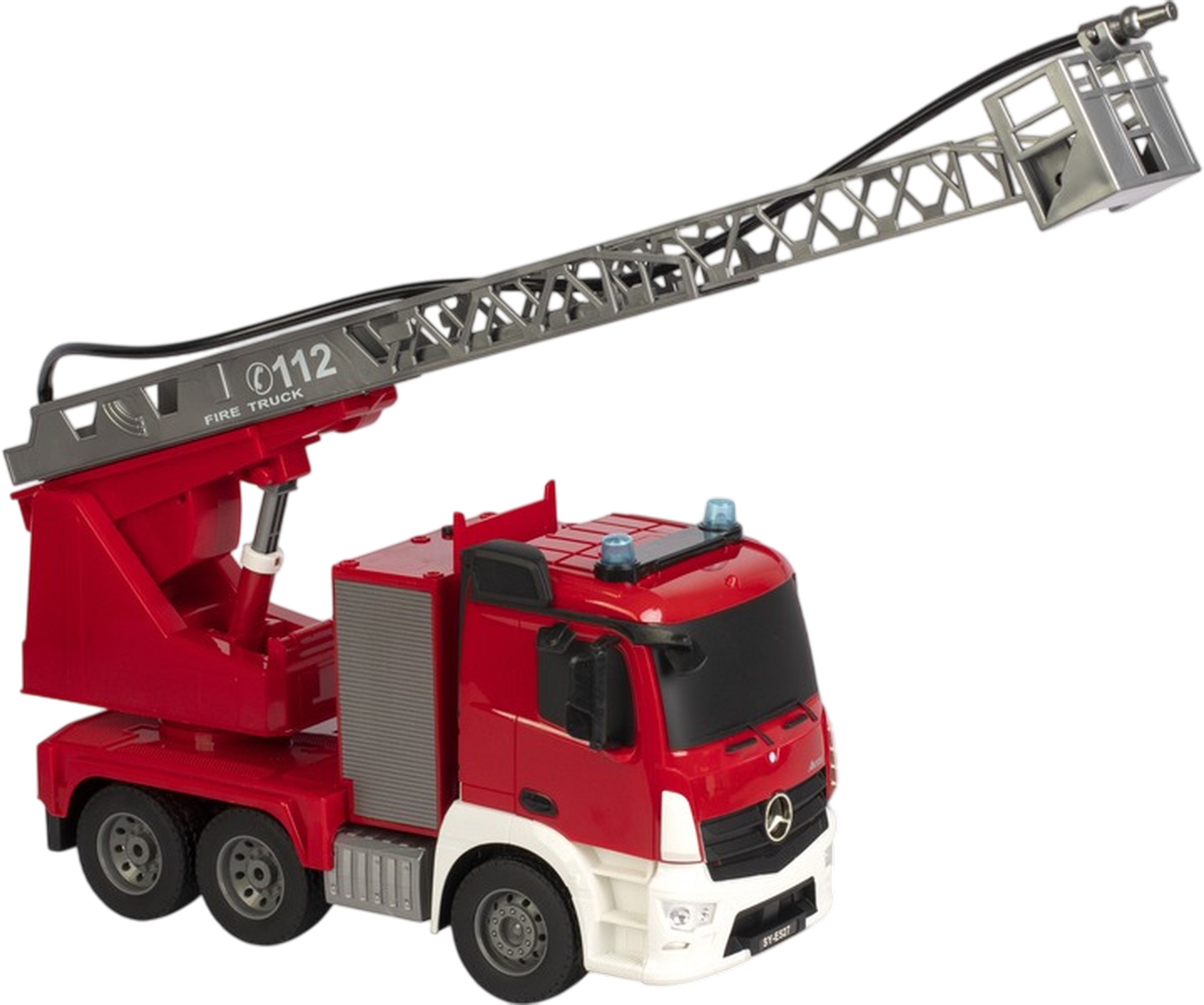 Машинка іграшкова на р/к. Пожежне авто Mercedes Benz Arocs (E527-003)фото6