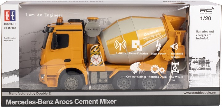 Машинка іграшкова на р/к. Бетонозмішувач Mercedes Benz Arocs (E528-003)фото6