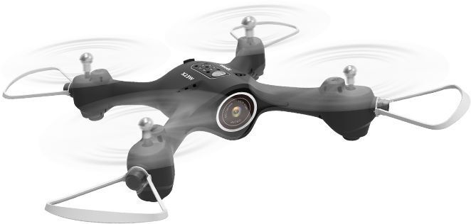 Квадрокоптер игрушечный с камерой "X23W" на р/у ТМ "SYMA" (X23W Black) фото 