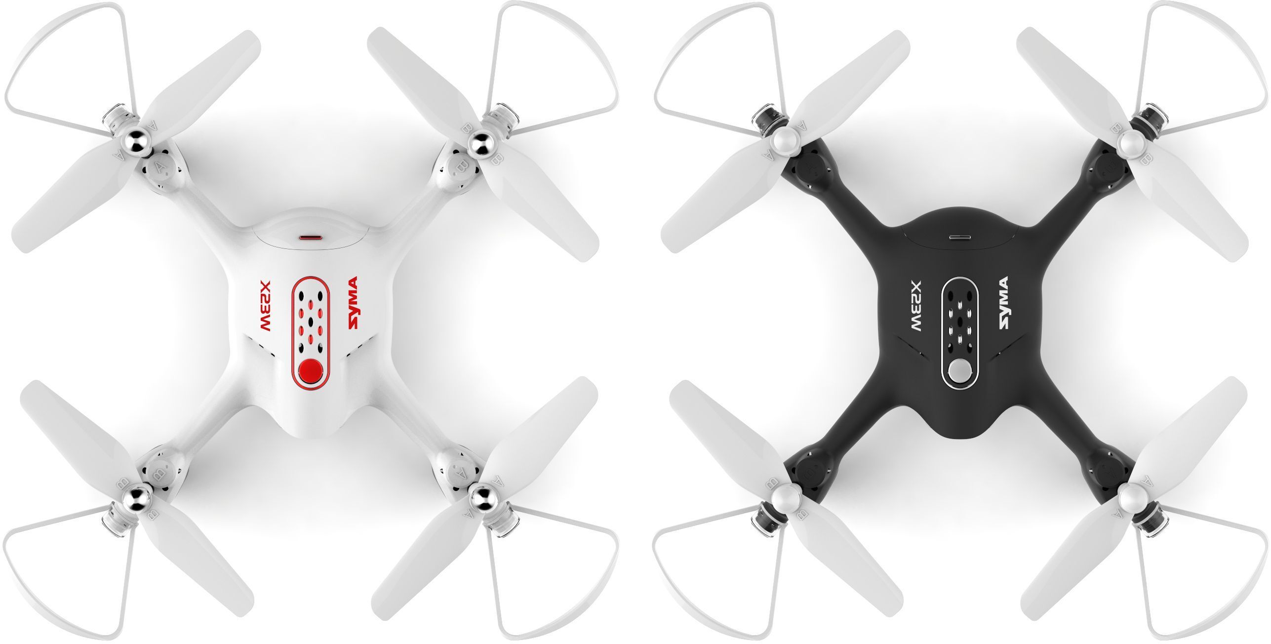 Квадрокоптер игрушечный с камерой "X23W" на р/у ТМ "SYMA" (X23W Black) фото 