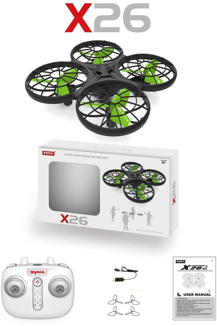 Квадрокоптер игрушечный 