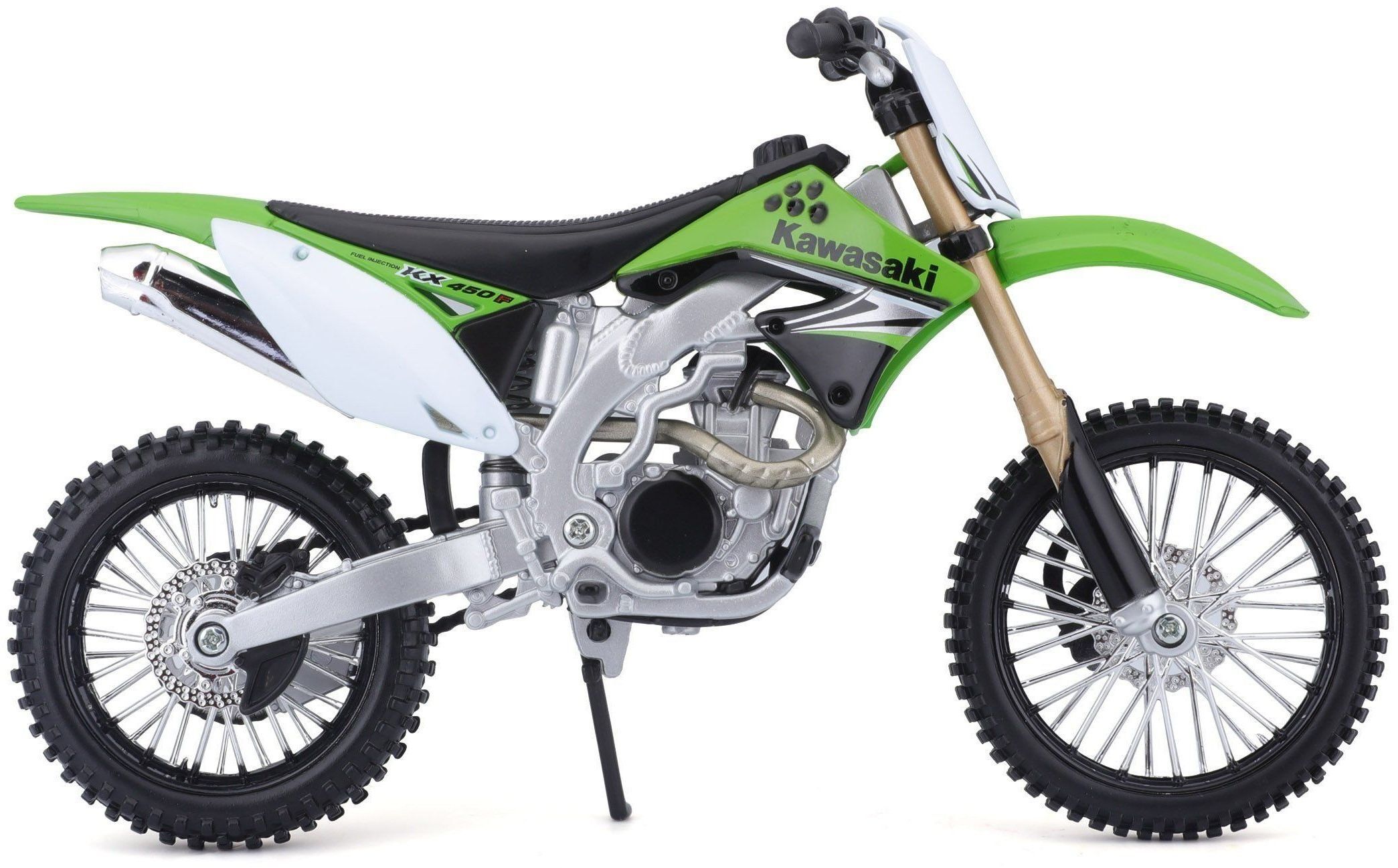 Мотоцикл іграшковий Kawasaki KX 450F в масштабі 1:12 (31101-08141)фото3