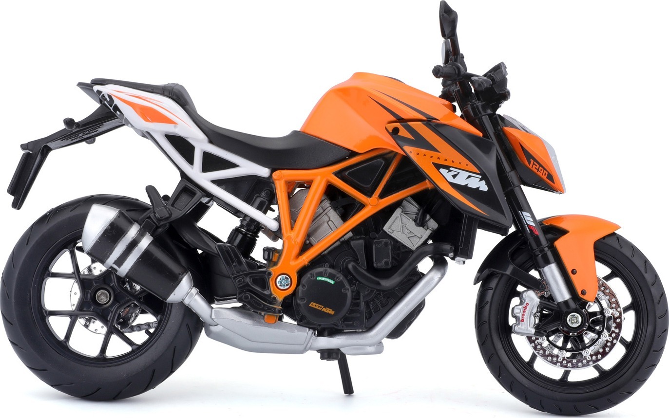 Мотоцикл игрушечный KTM Super Duke R 1290 в масштабе 1:12 (31101-13065) фото 