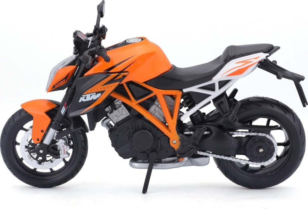 Мотоцикл игрушечный KTM Super Duke R 1290 в масштабе 1:12 (31101-13065) фото 