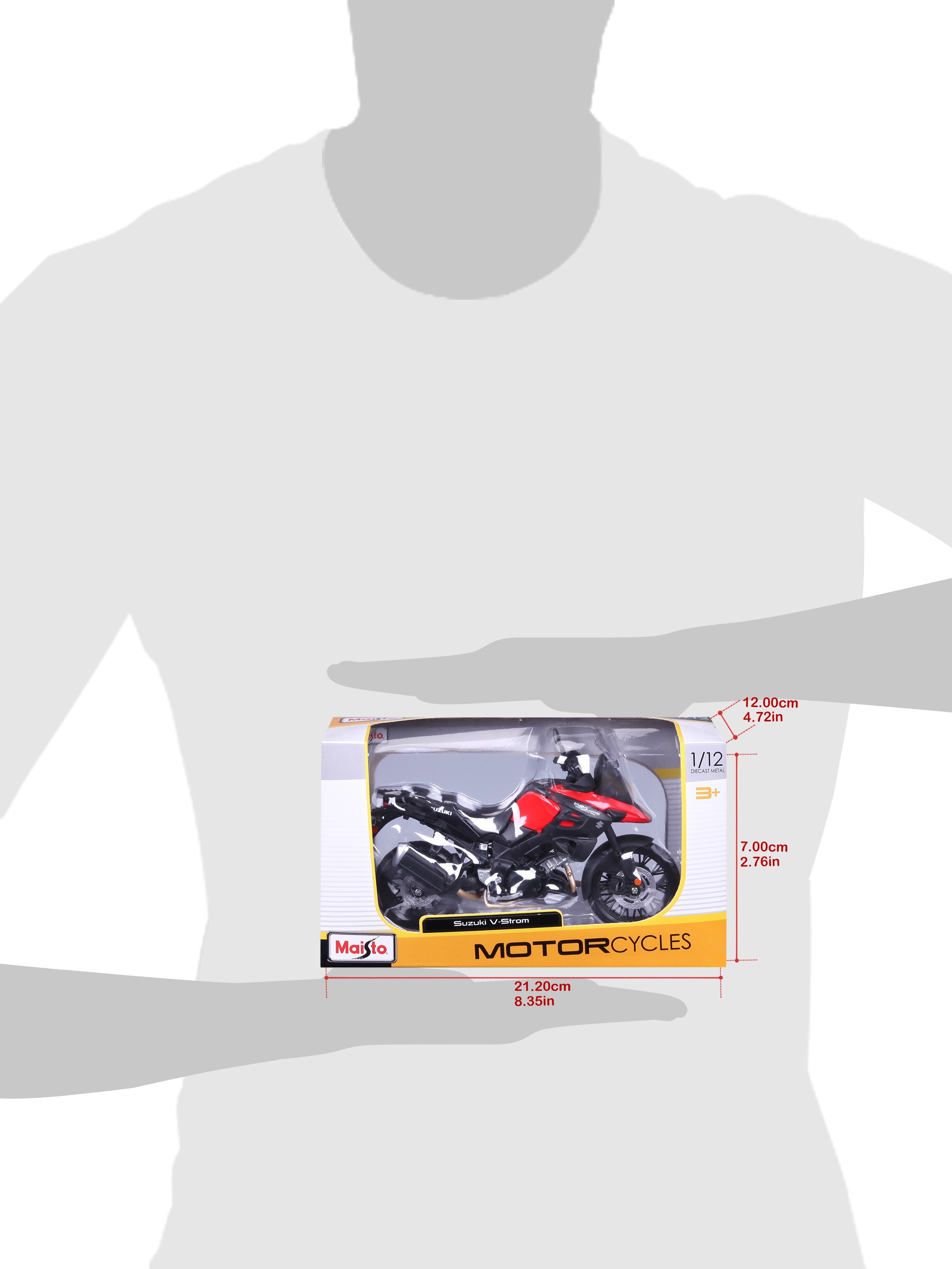 Мотоцикл іграшковий Suzuki V-Storm в масштабі 1:12 (31101-19130)фото10
