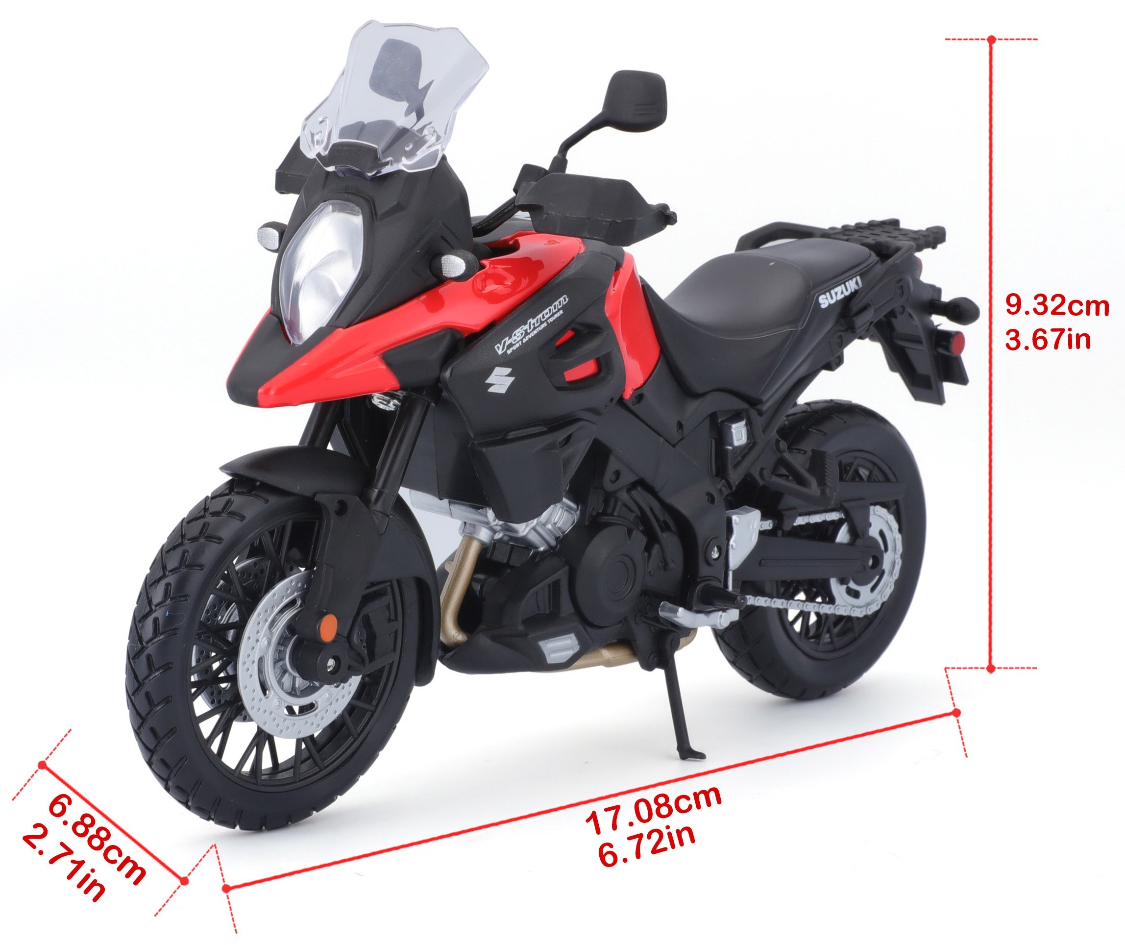 Мотоцикл іграшковий Suzuki V-Storm в масштабі 1:12 (31101-19130)фото7