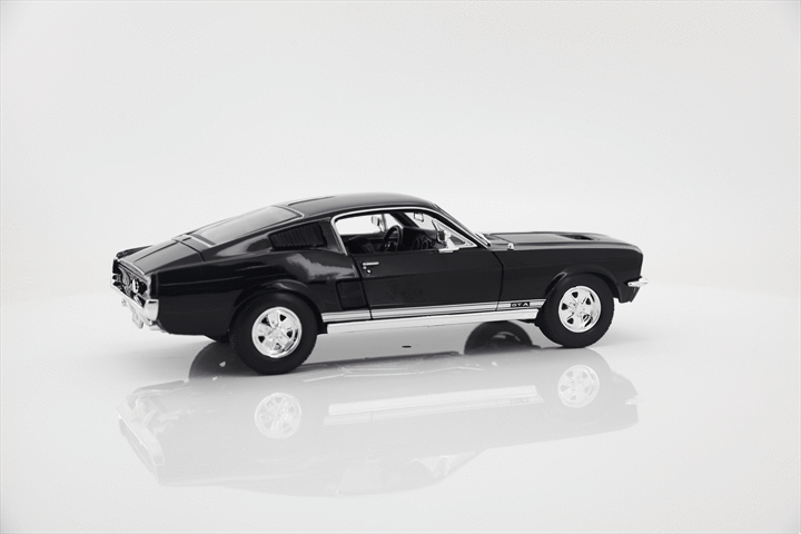 Машинка іграшкова 1967 Ford Mustang Fastback 1:18 (31166 black)фото13