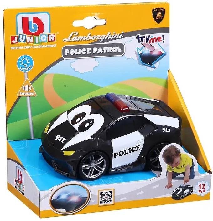Машинка игрушечная полицейская Lamborghini Huracan в ассорт. (16-81206) фото 3