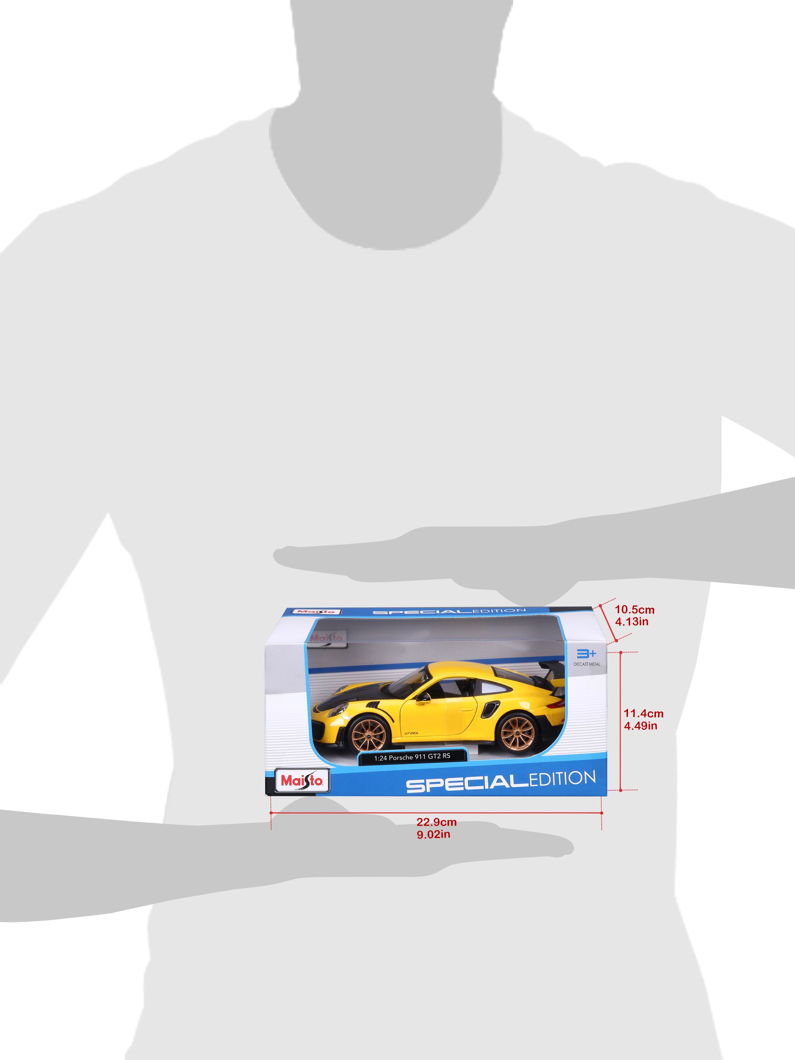 Машинка іграшкова "Porsche 911 GT2 RS" 1:24 (31523 yellow)фото17