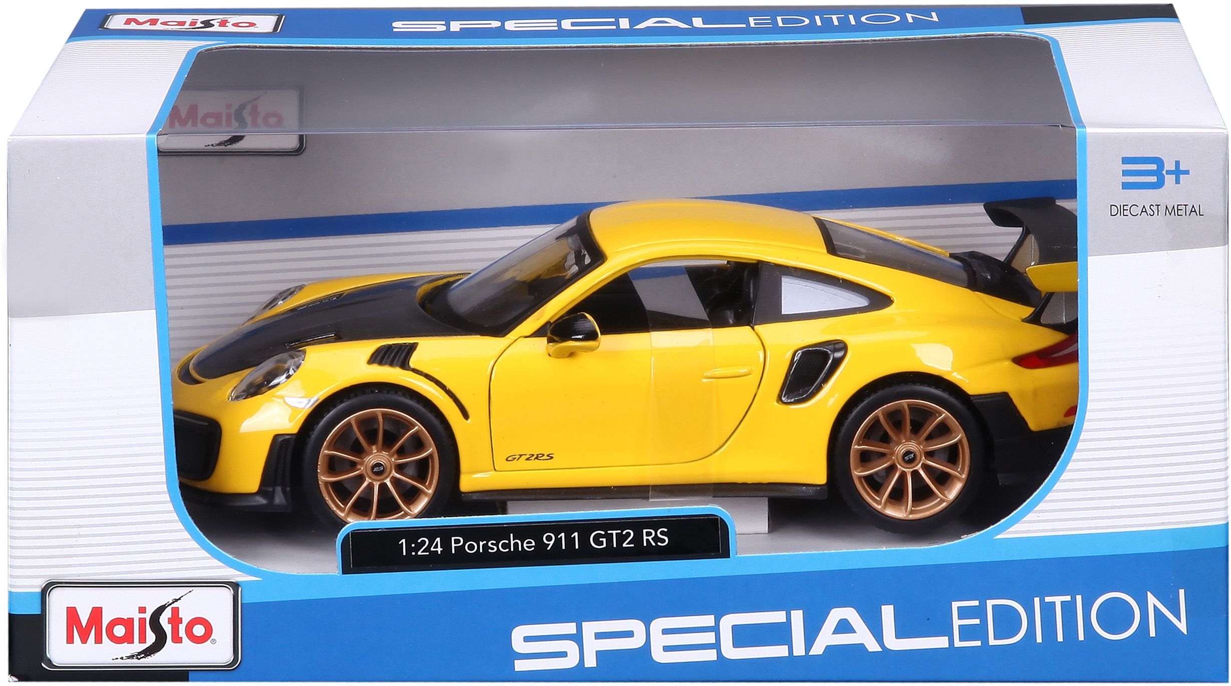 Машинка іграшкова "Porsche 911 GT2 RS" 1:24 (31523 yellow)фото19