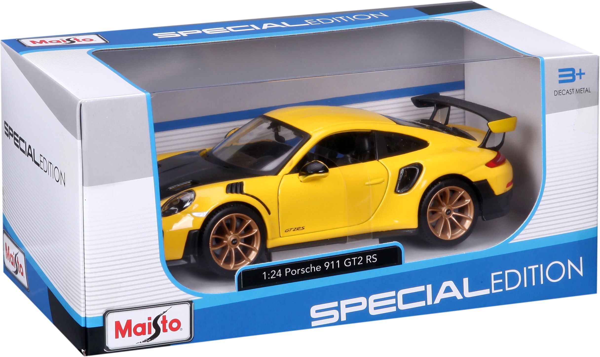 Машинка іграшкова "Porsche 911 GT2 RS" 1:24 (31523 yellow)фото21