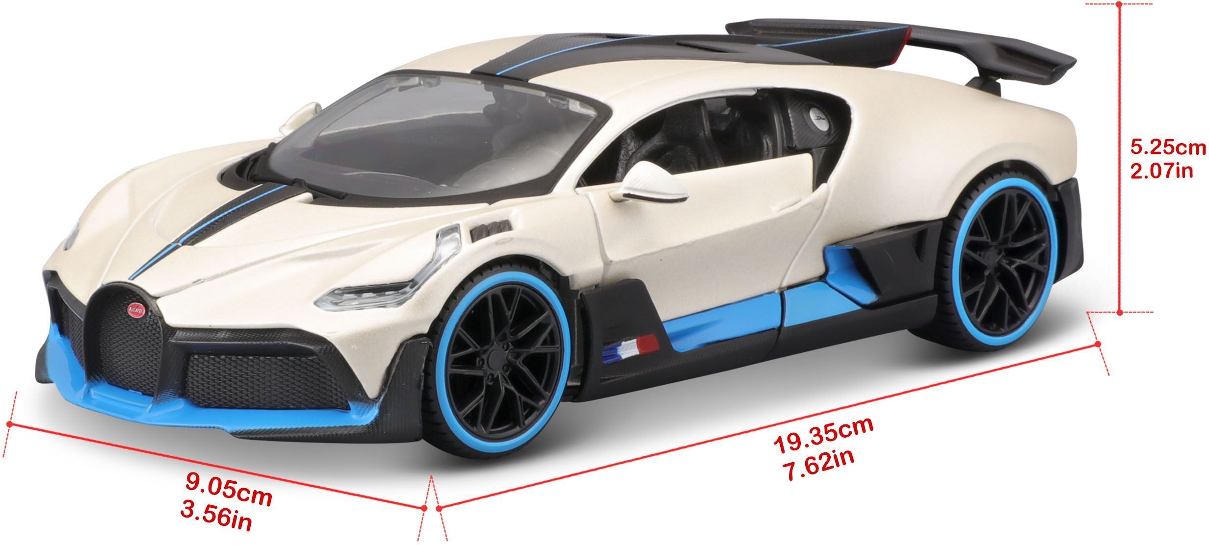 Машинка іграшкова "Bugatti Divo" 1:24 (31526 met. white)фото14