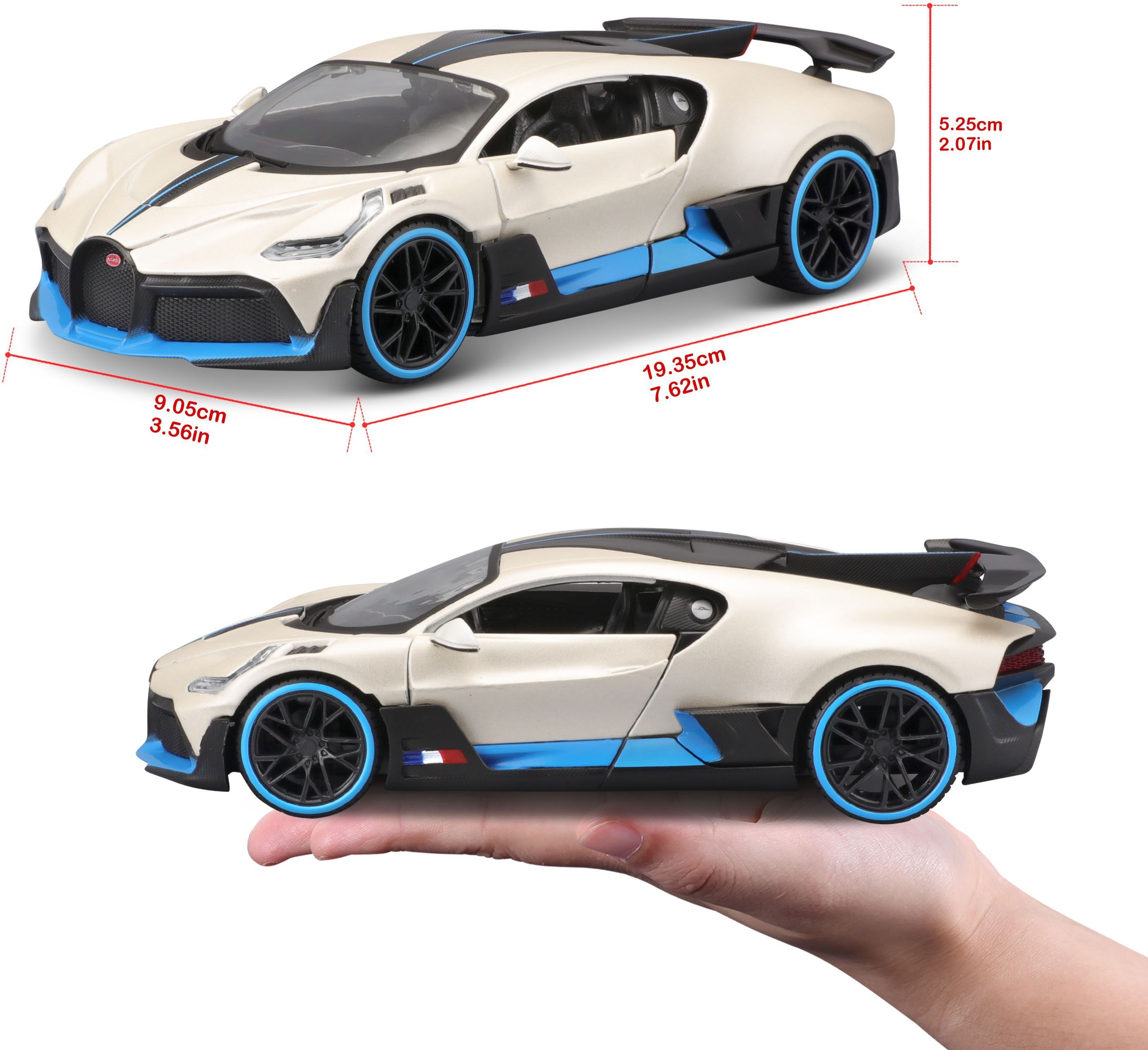 Машинка іграшкова "Bugatti Divo" 1:24 (31526 met. white)фото15