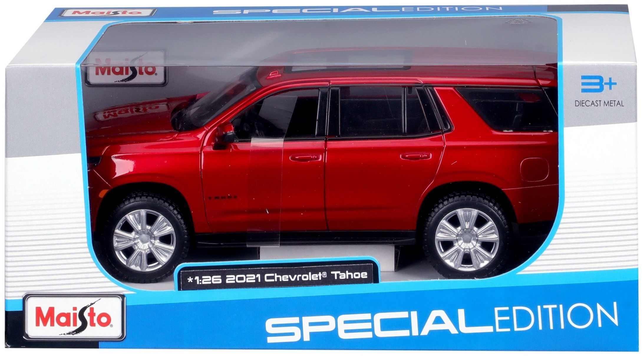 Машинка іграшкова 2021 Chevy Tahoe 1:24 (31533 red)фото11