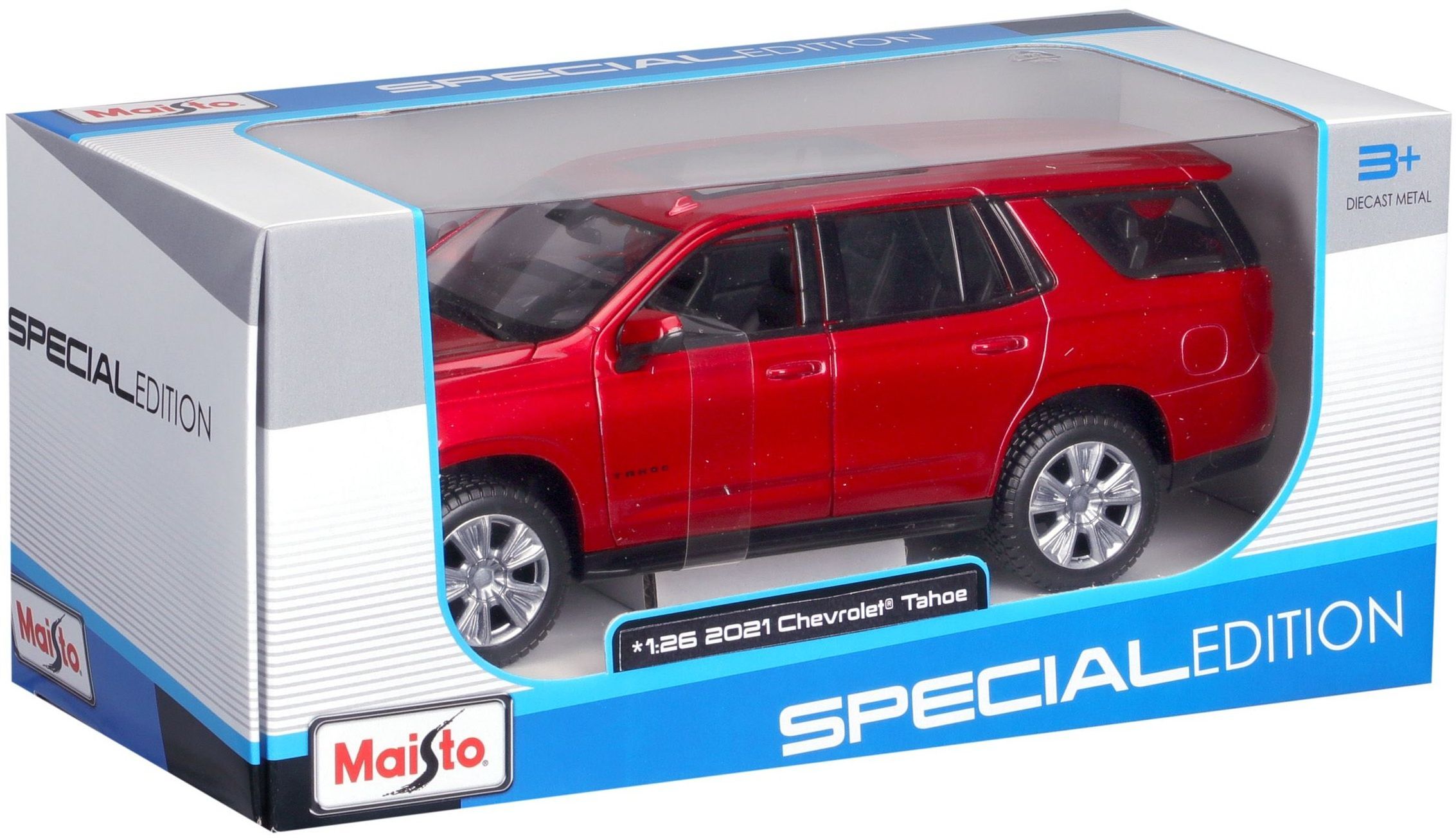 Машинка іграшкова 2021 Chevy Tahoe 1:24 (31533 red)фото12