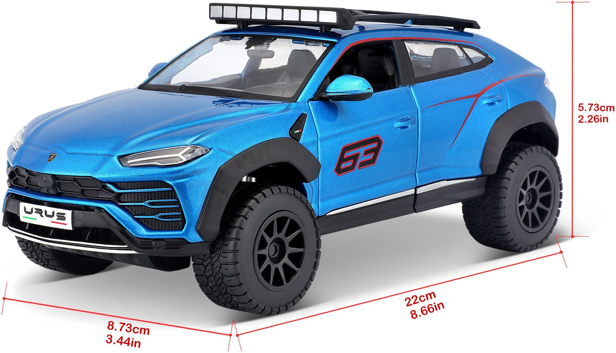 Машинка іграшкова "Lamborghini Urus" 1:24 (32533 met. blue)фото14
