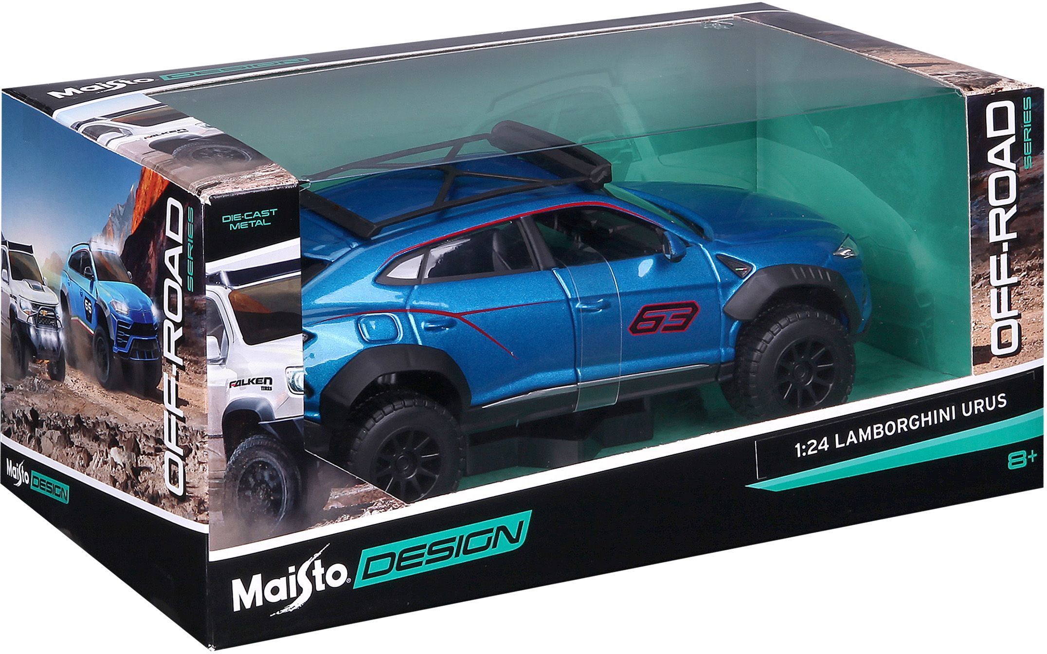 Машинка іграшкова "Lamborghini Urus" 1:24 (32533 met. blue)фото21