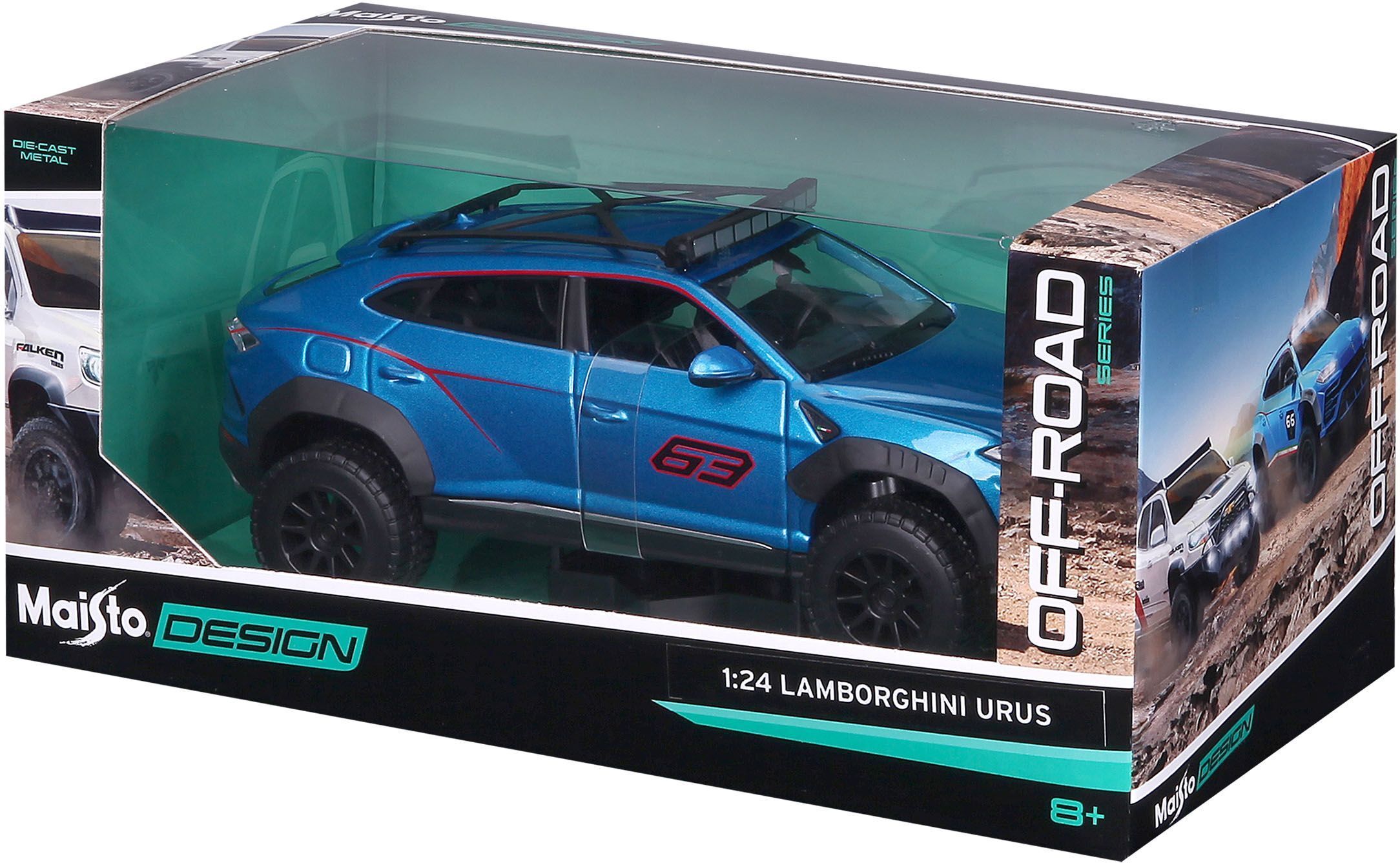 Машинка іграшкова "Lamborghini Urus" 1:24 (32533 met. blue)фото20