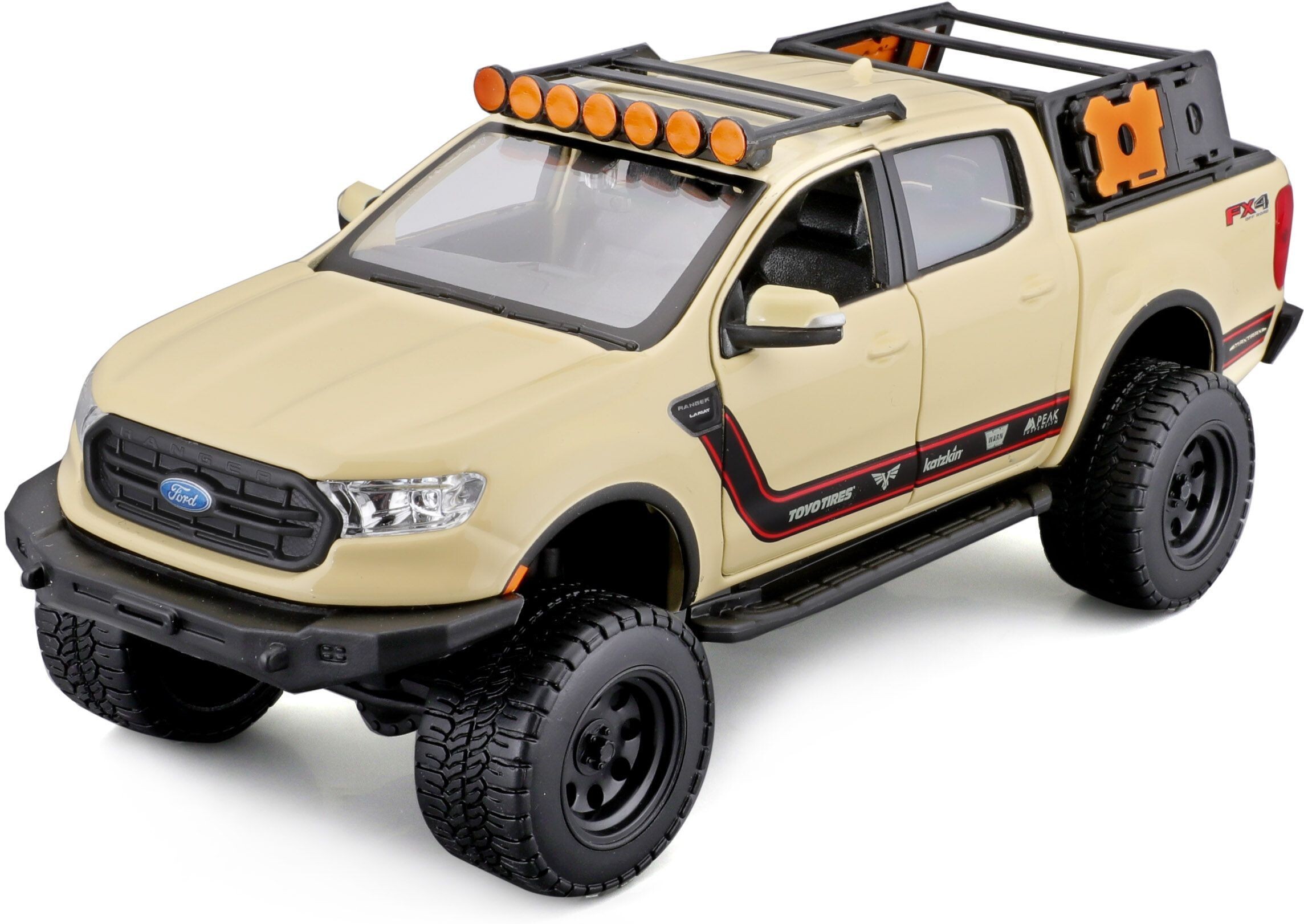 Машинка іграшкова 2019 Ford Ranger 1:24 (32540 Sand)фото5