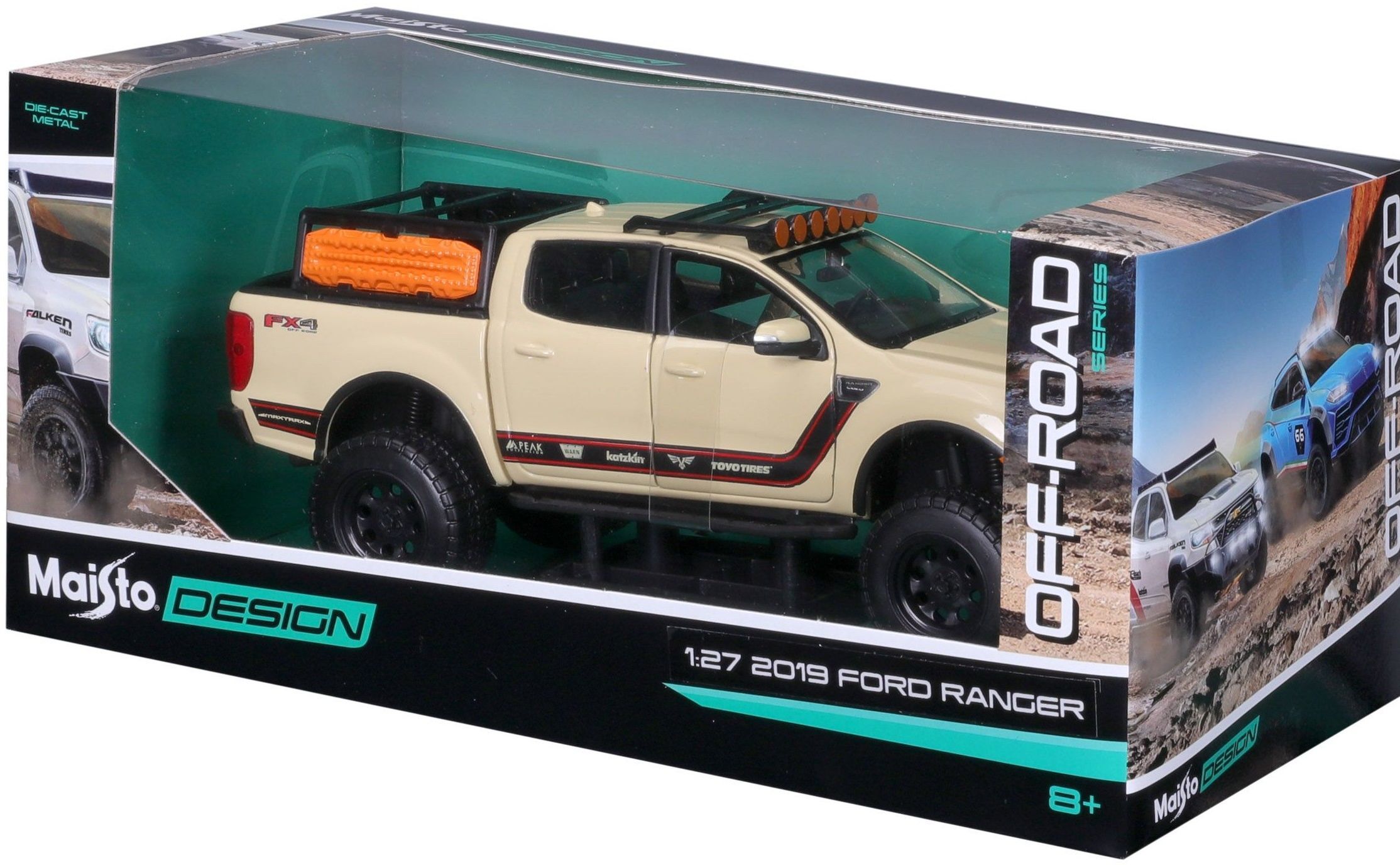 Машинка іграшкова 2019 Ford Ranger 1:24 (32540 Sand)фото9