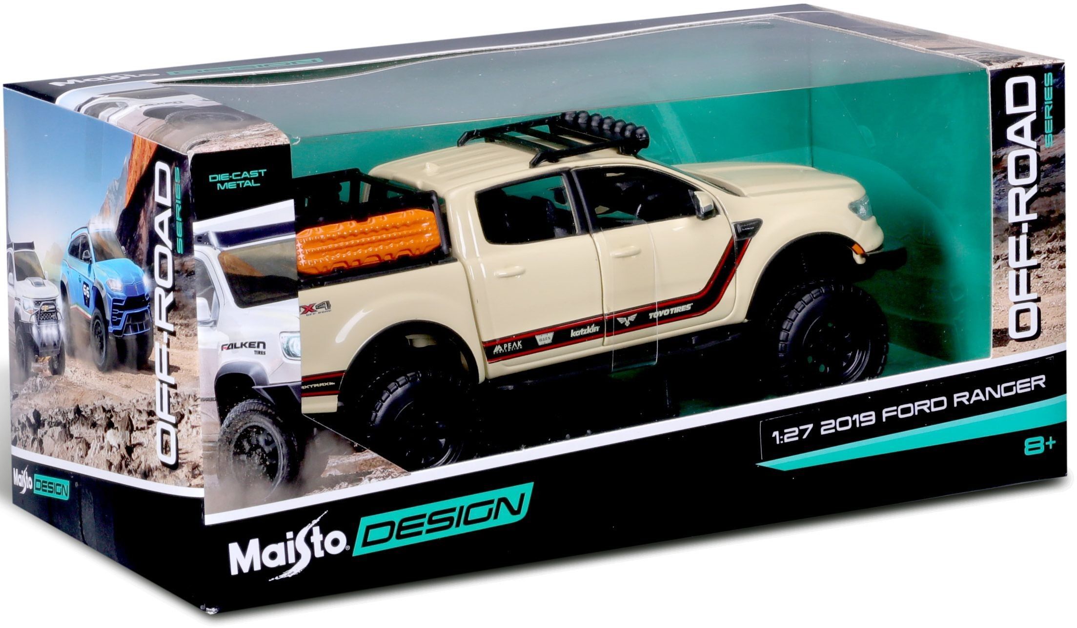 Машинка іграшкова 2019 Ford Ranger 1:24 (32540 Sand)фото10