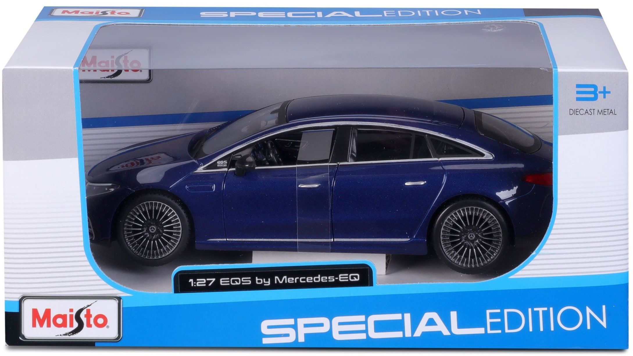 Машинка іграшкова 2022 Mercedes-Benz EQS 1:24 (32902 met. blue)фото6