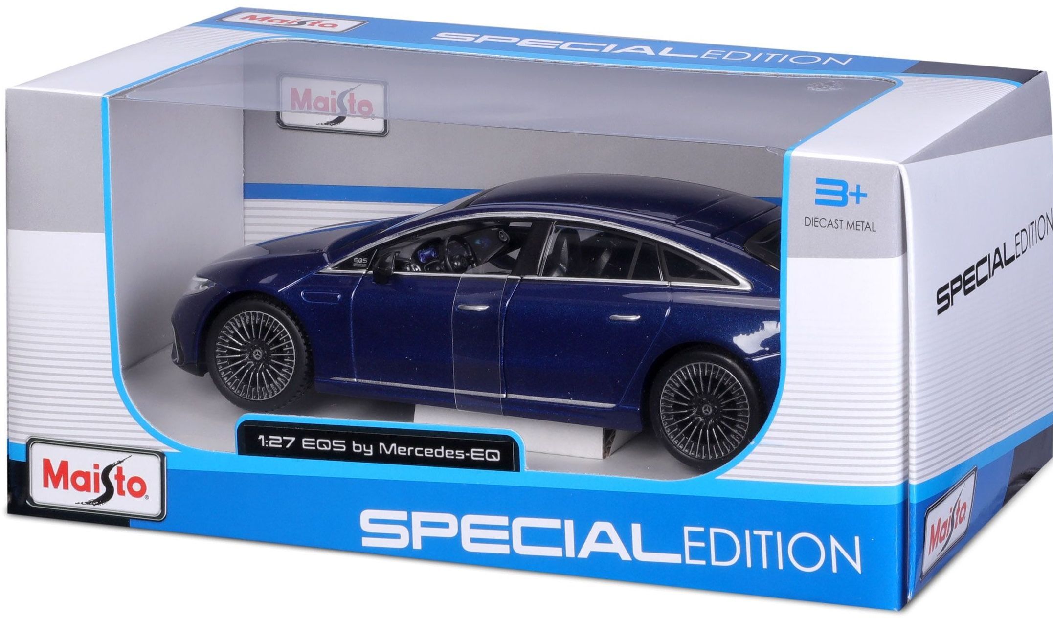 Машинка іграшкова 2022 Mercedes-Benz EQS 1:24 (32902 met. blue)фото8