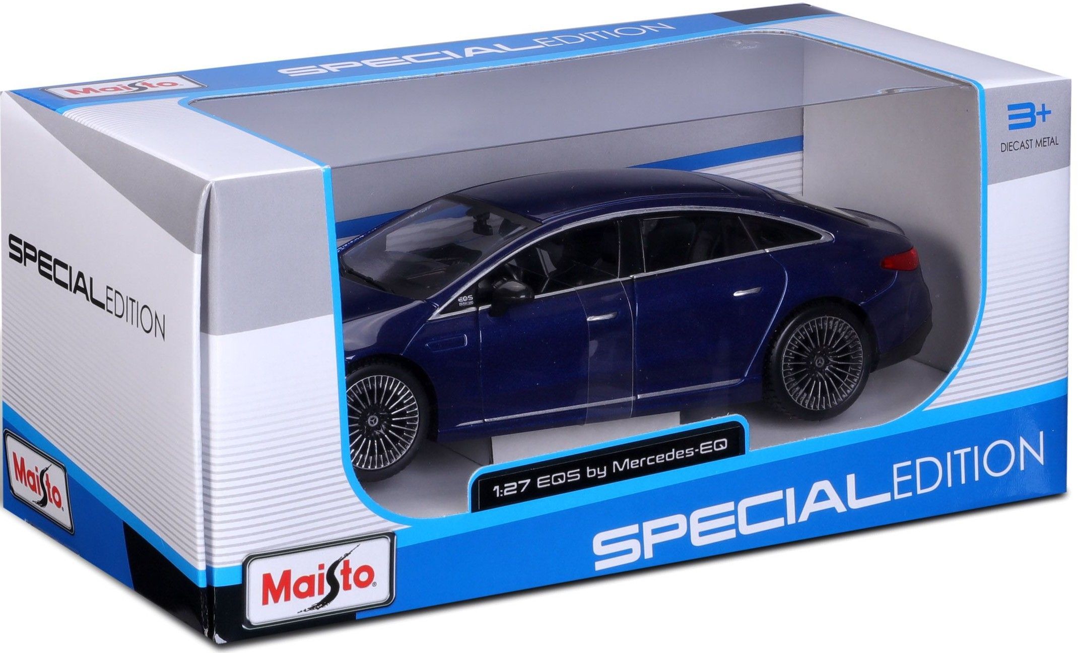 Машинка іграшкова 2022 Mercedes-Benz EQS 1:24 (32902 met. blue)фото7