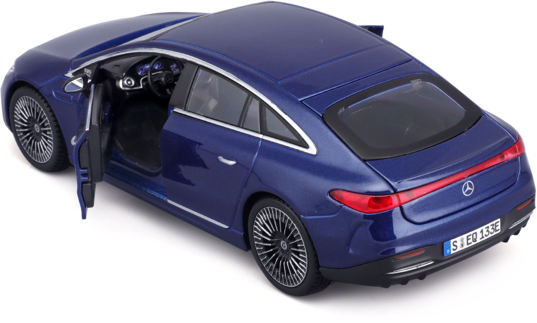 Машинка іграшкова 2022 Mercedes-Benz EQS 1:24 (32902 met. blue)фото4