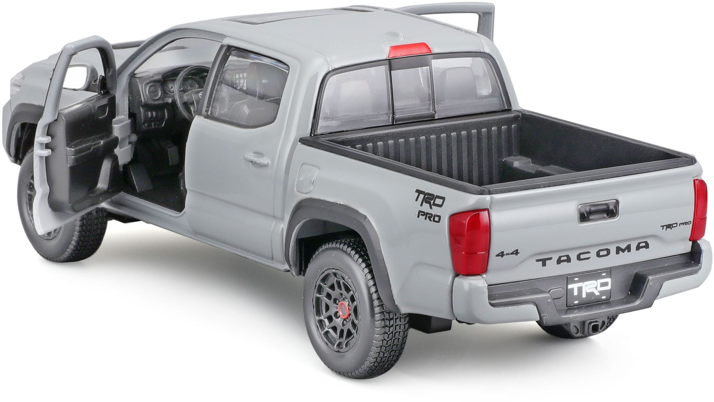 Машинка іграшкова 2023 Toyota Tacoma TRD TRO 1:24 (32910 grey)фото4