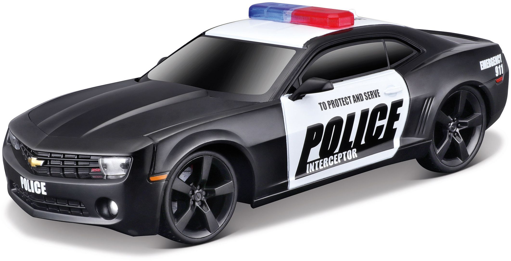Машинка іграшкова "Chevrolet Camaro SS RS (Police)" 1:24 (81236 black)фото3