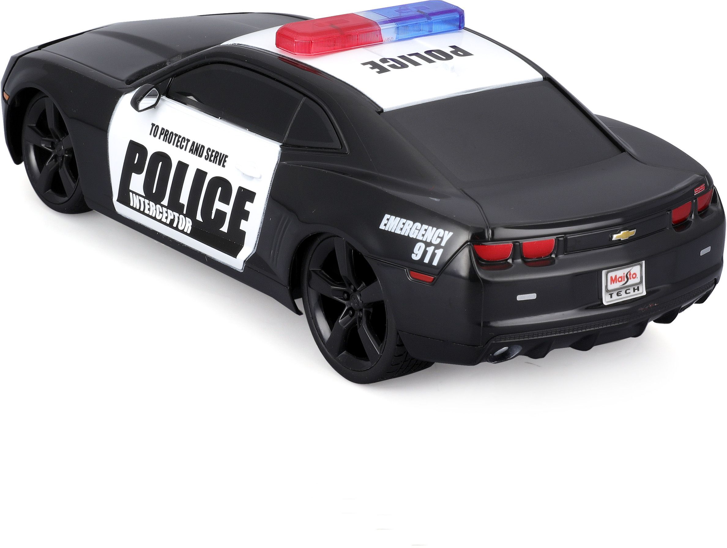 Машинка іграшкова "Chevrolet Camaro SS RS (Police)" 1:24 (81236 black)фото5