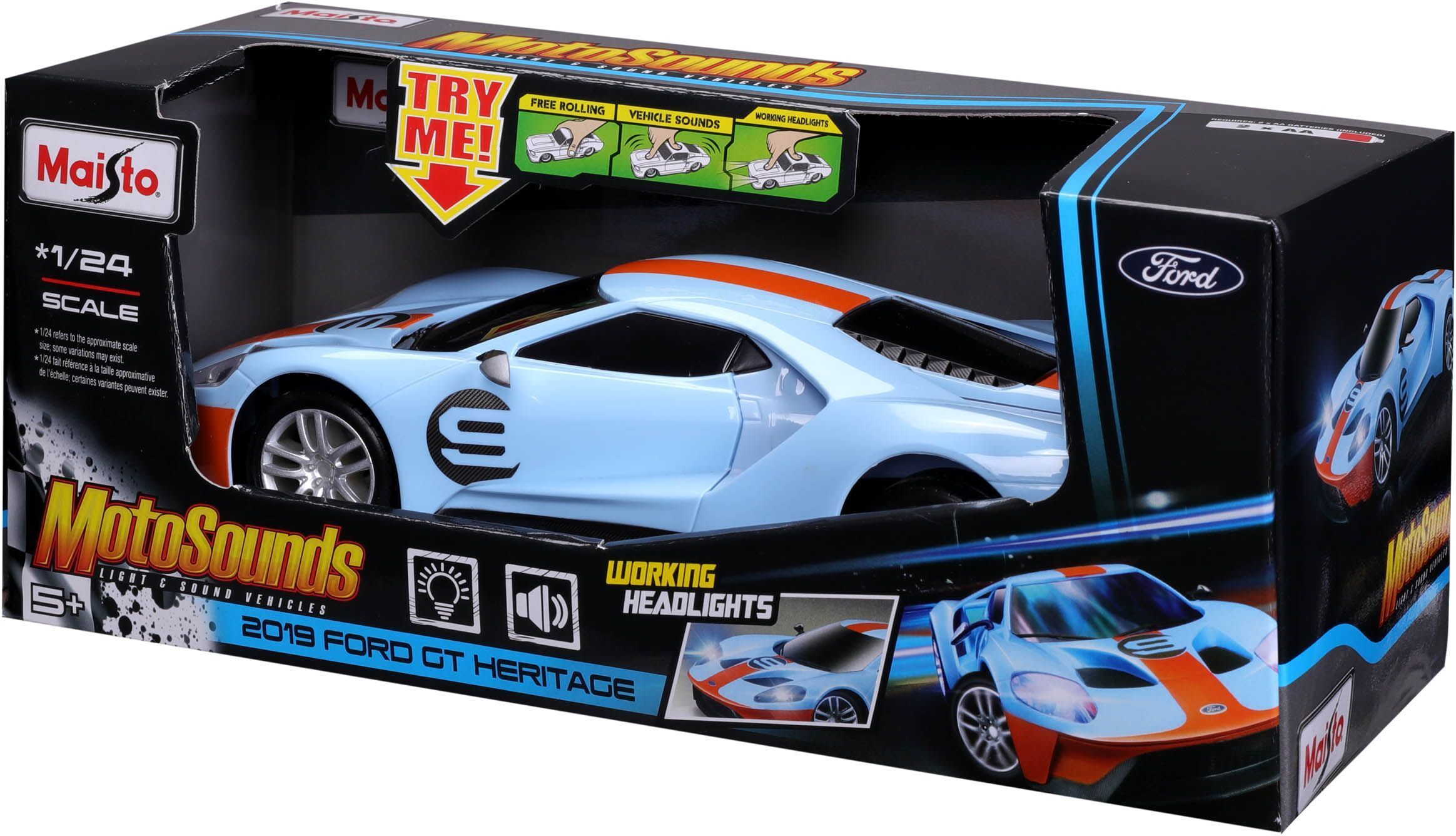 Машинка іграшкова "Ford GT" 1:24 (81238 blue/orange)фото8