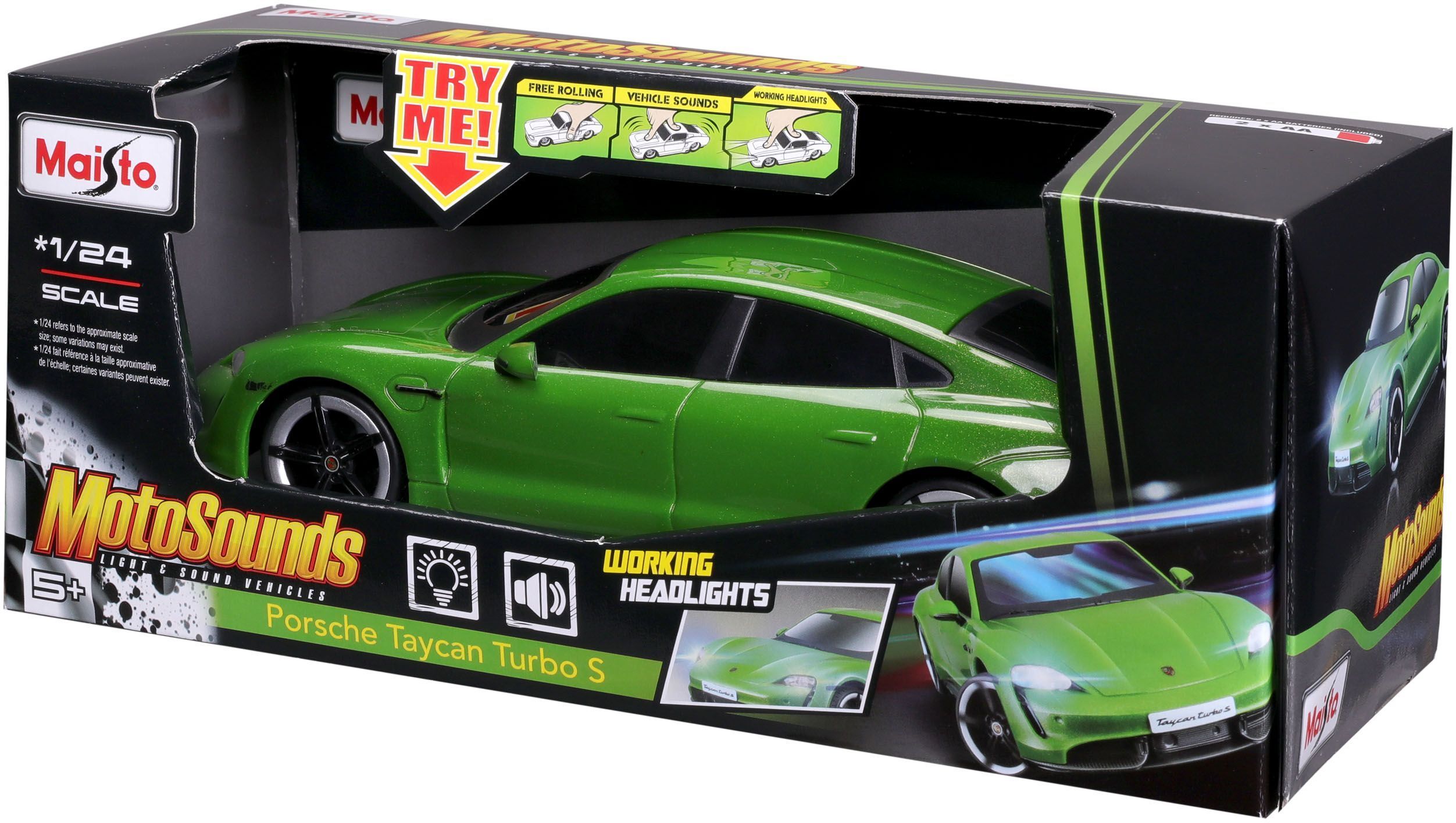 Машинка іграшкова "Porsche Taycan Turbo S" 1:24 (81731 green)фото7