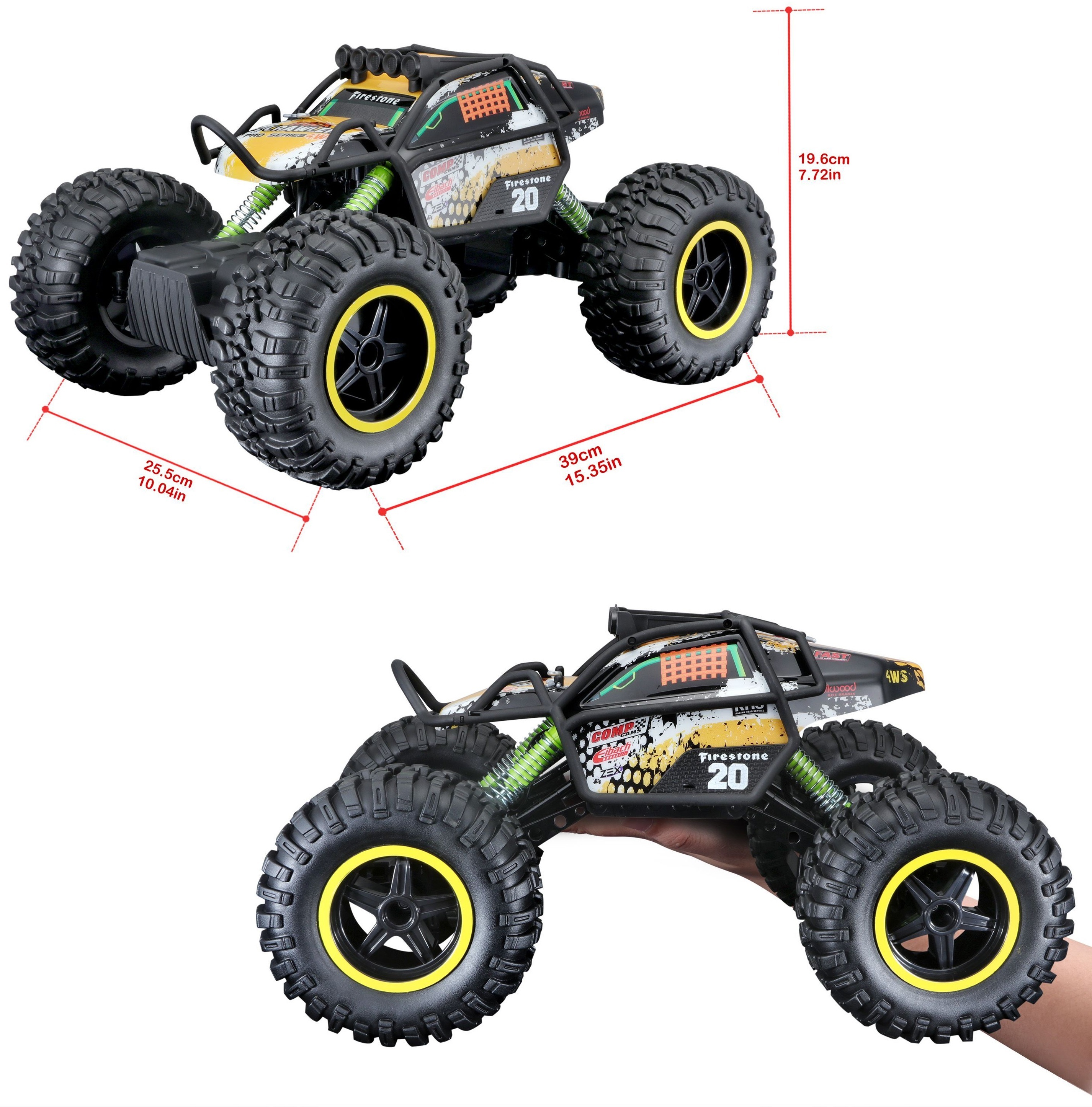 Машинка іграшкова на р/к "Rock Crawler Pro" (81334 black)фото10