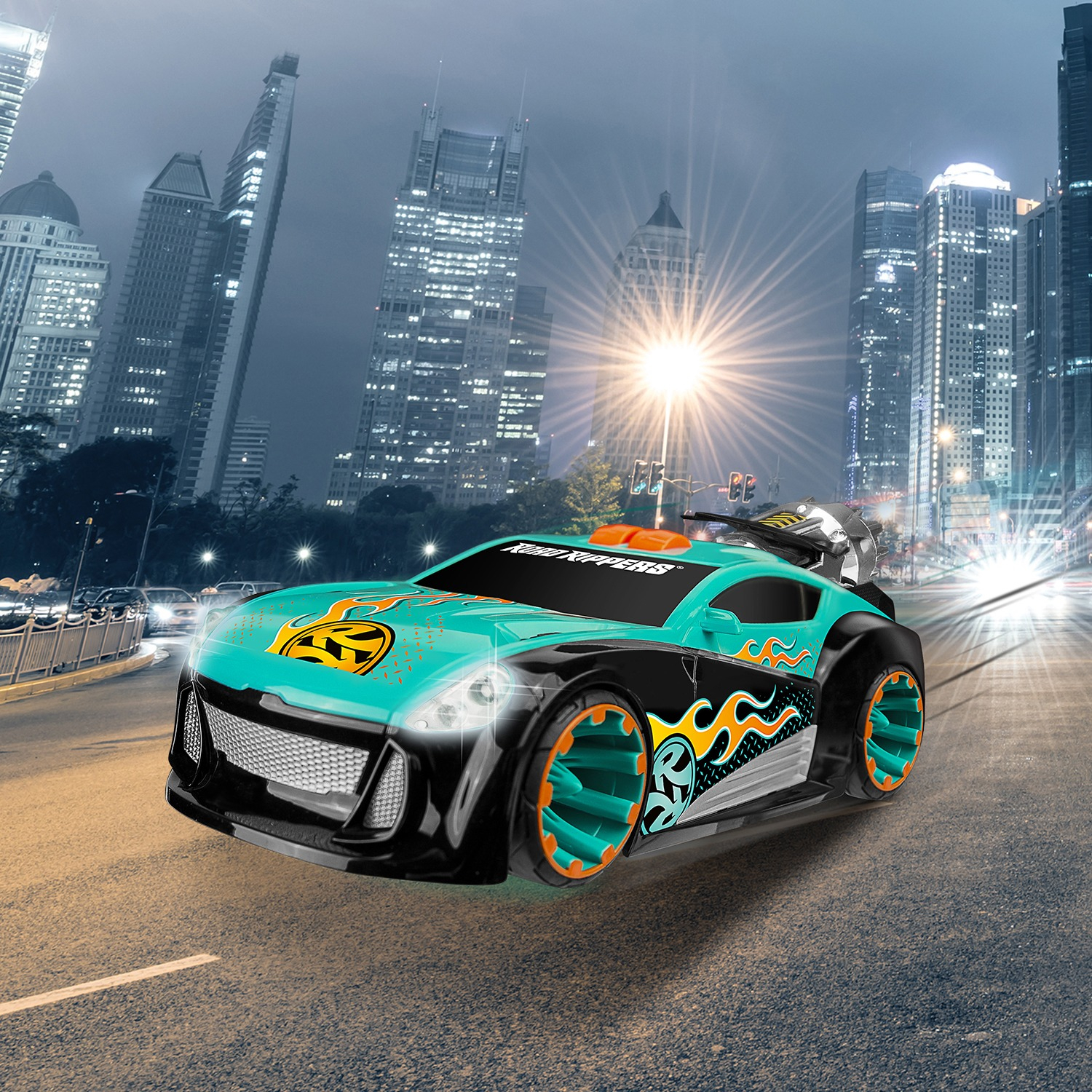 Машинка игрушечная - Burnout Blue (39363) фото 7