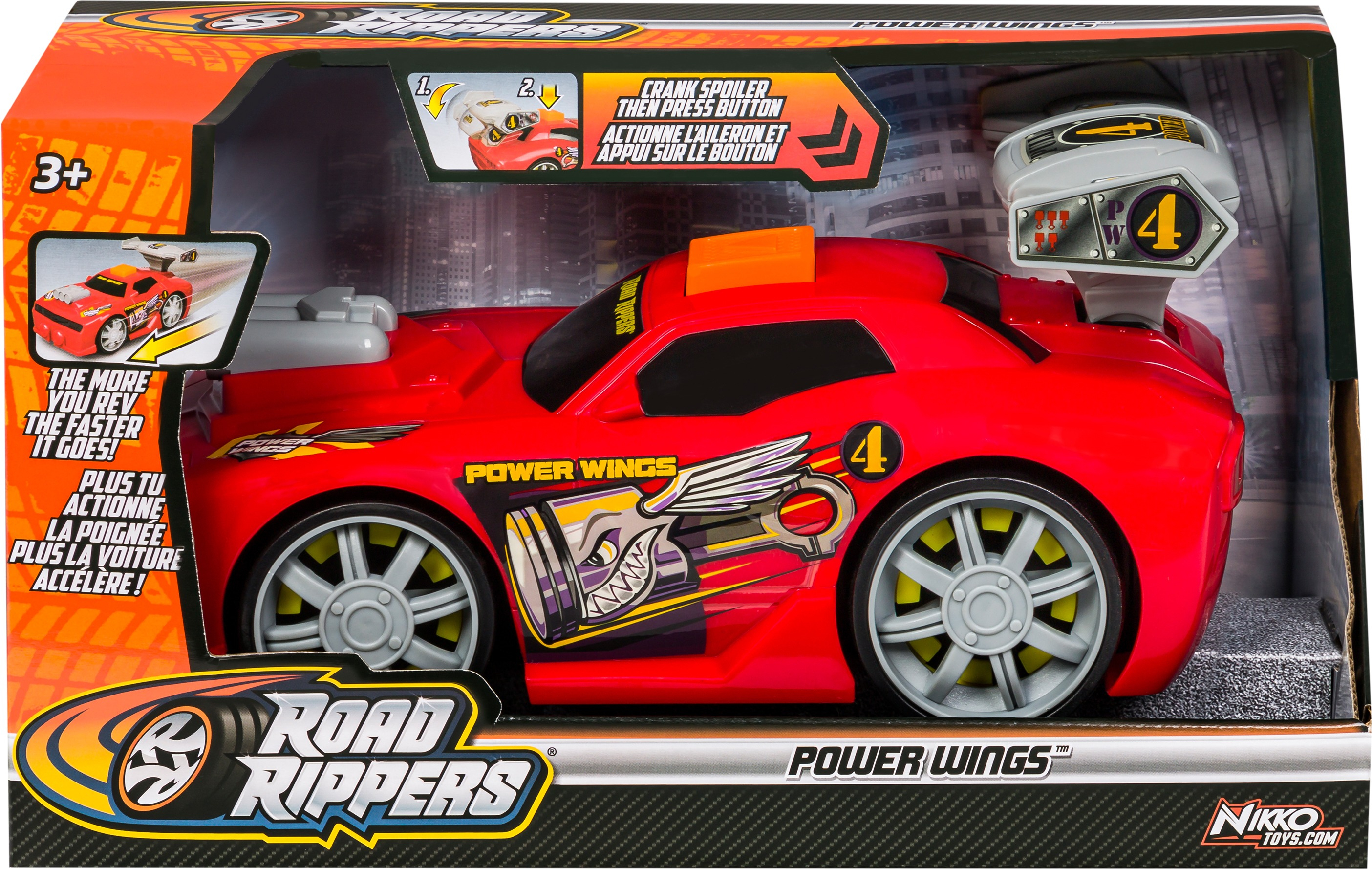 Машинка игрушечная - Power Wings - Race Car (20491) фото 12