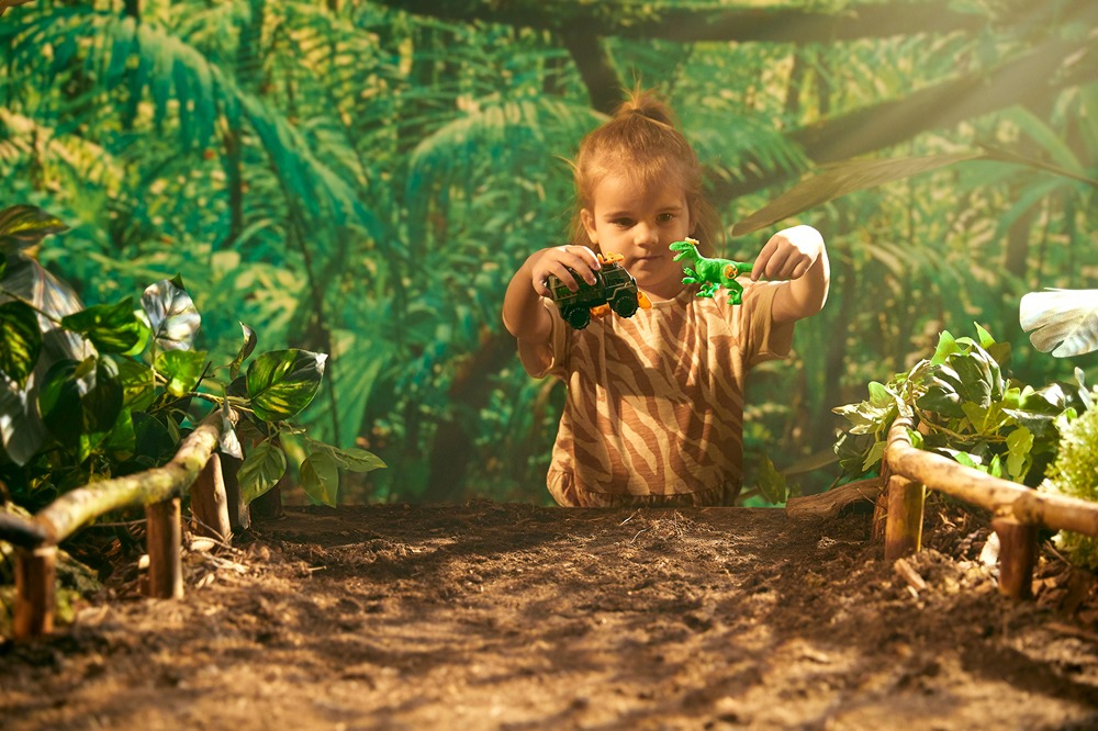 Игровой набор – машинка и динозавр Raptor green (20075) фото 7