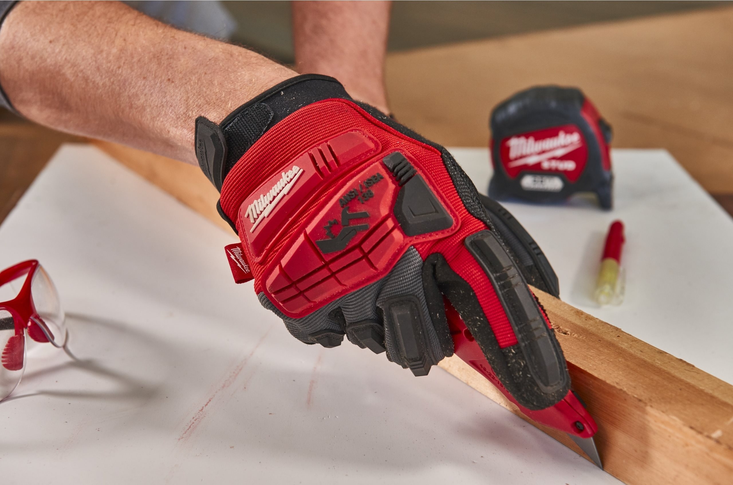 Рукавички робочі Milwaukee Impact Demolition, чорні (4932471909)фото4