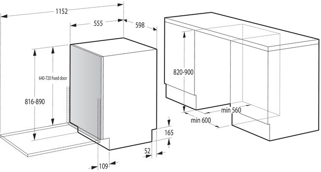 Встраиваемая посудомоечная машина Gorenje GV673B66 фото 2