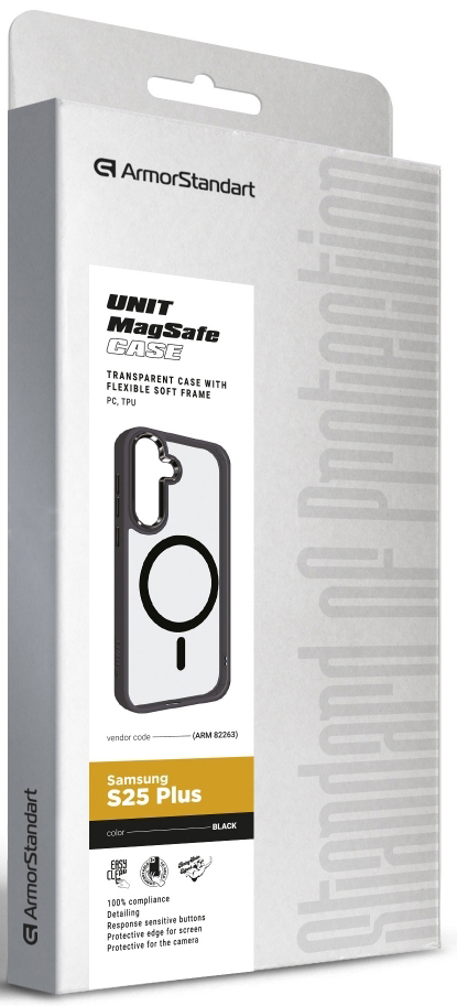 Чохол ArmorStandart Unit MagSafe для Samsung S25 Ultra Black (ARM82265)фото2