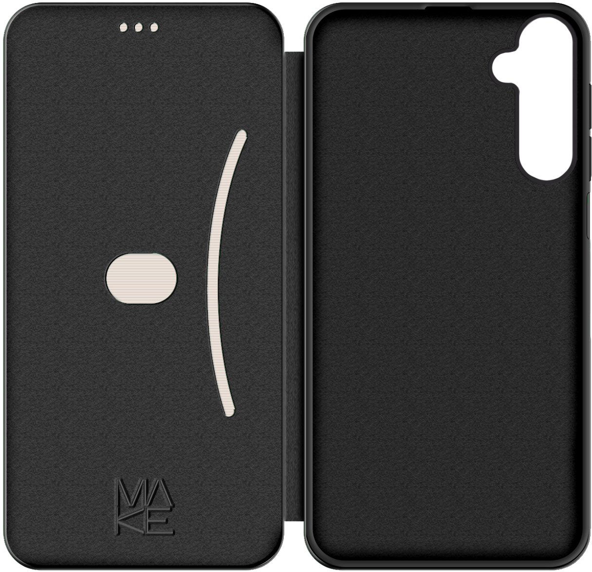 Чехол-книжка MakeFuture Samsung A16 Flip Black (MCP-SA16BK) фото 